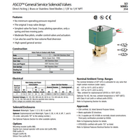 ASCO 3-2 S 314 - KC TPS